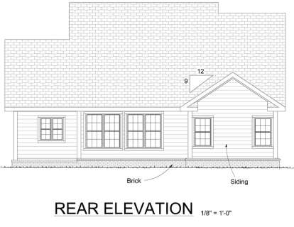 Country House Plan #4848-00205 Elevation Photo