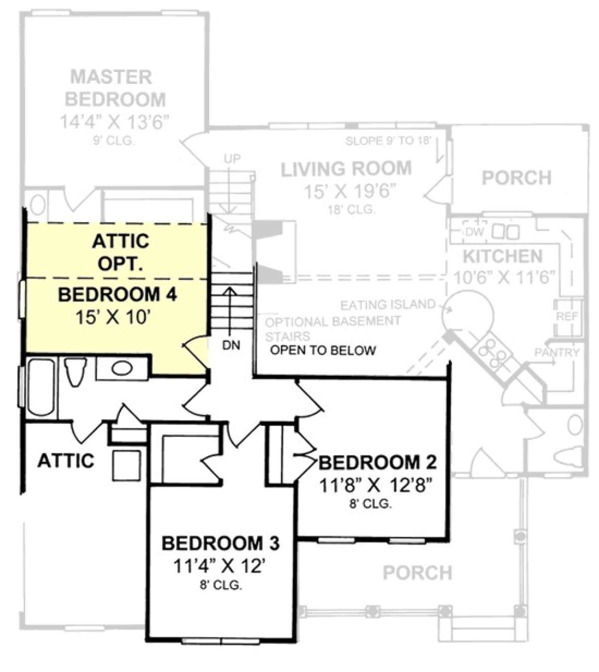 Floorplan 2 for House Plan #4848-00205