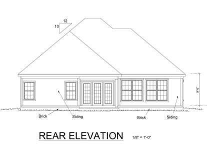 Cottage House Plan #4848-00206 Elevation Photo