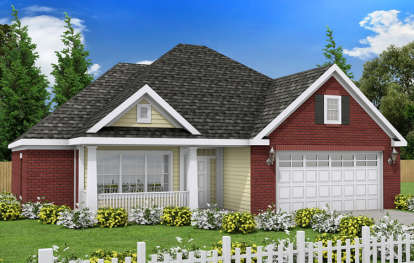 Cottage House Plan #4848-00206 Elevation Photo