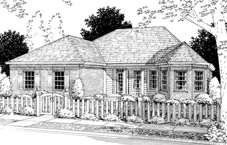 House Plan House Plan #13877 Front Elevation
