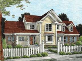 Farmhouse House Plan #4848-00208 Elevation Photo