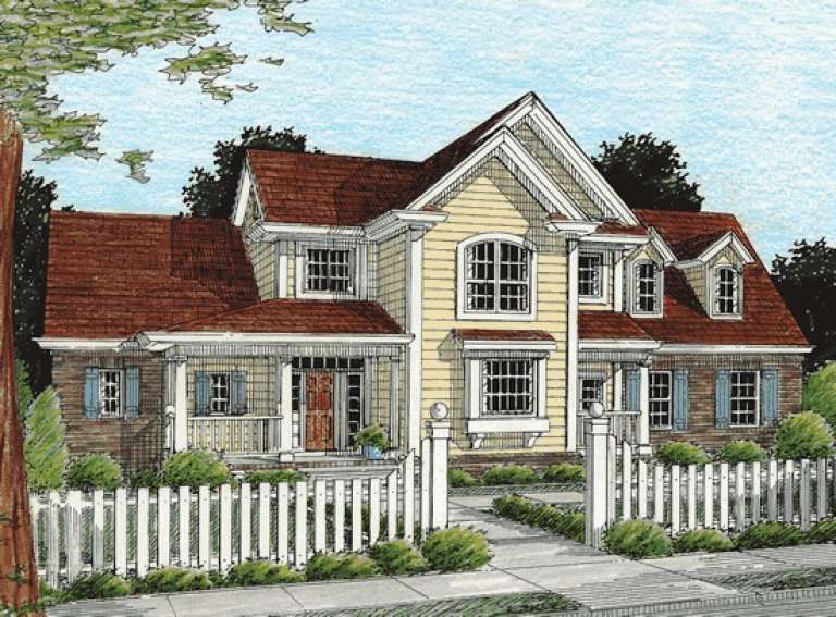 House Plan House Plan #13878 Front Elevation