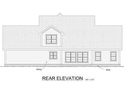 Farmhouse House Plan #4848-00208 Elevation Photo