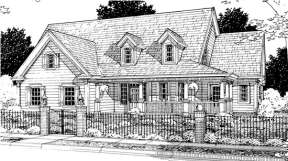 Country House Plan #4848-00209 Elevation Photo