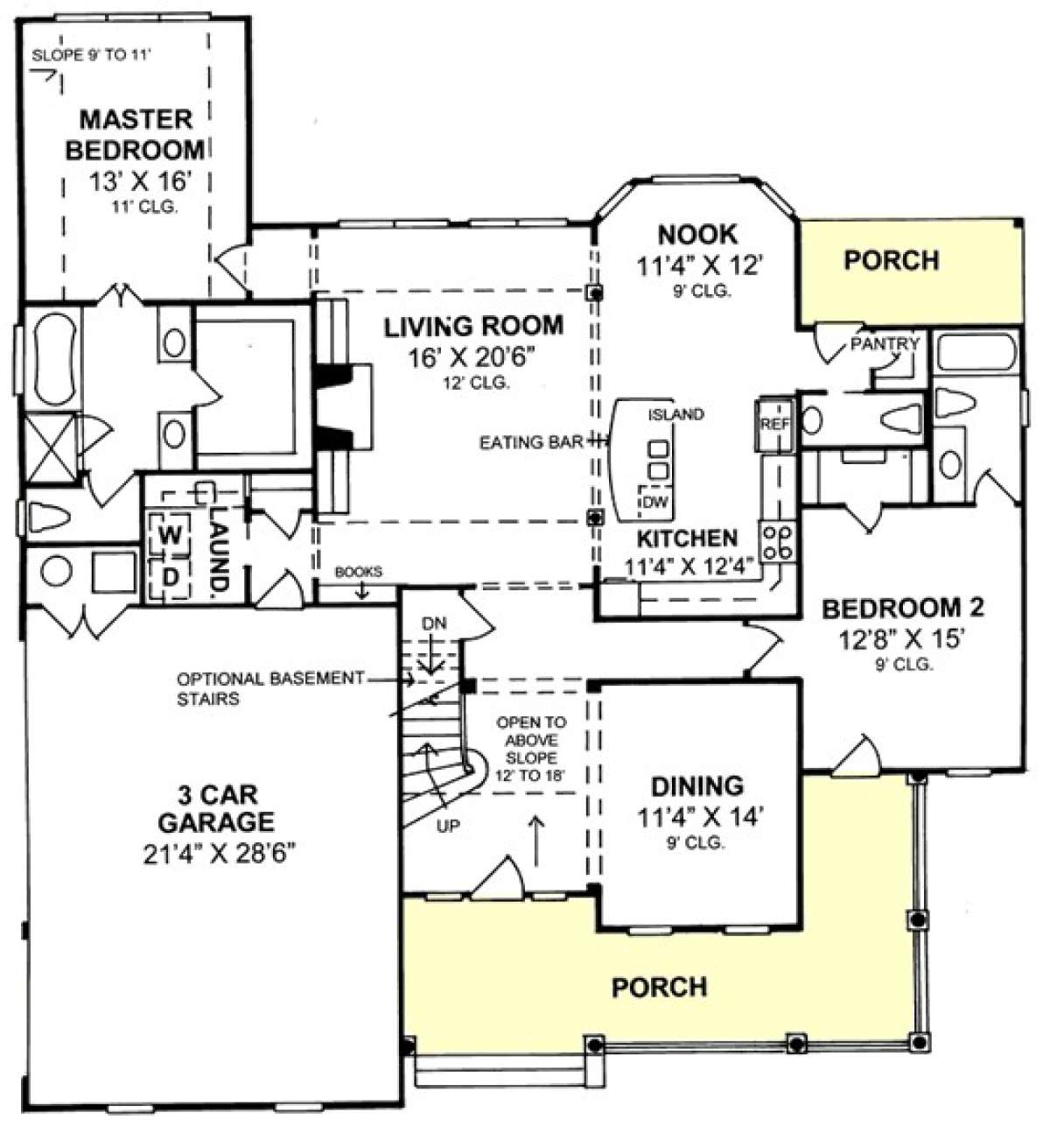 Floorplan 1 for House Plan #4848-00209