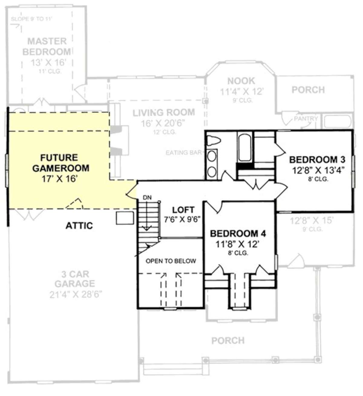 Floorplan 2 for House Plan #4848-00209