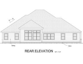 European House Plan #4848-00212 Elevation Photo