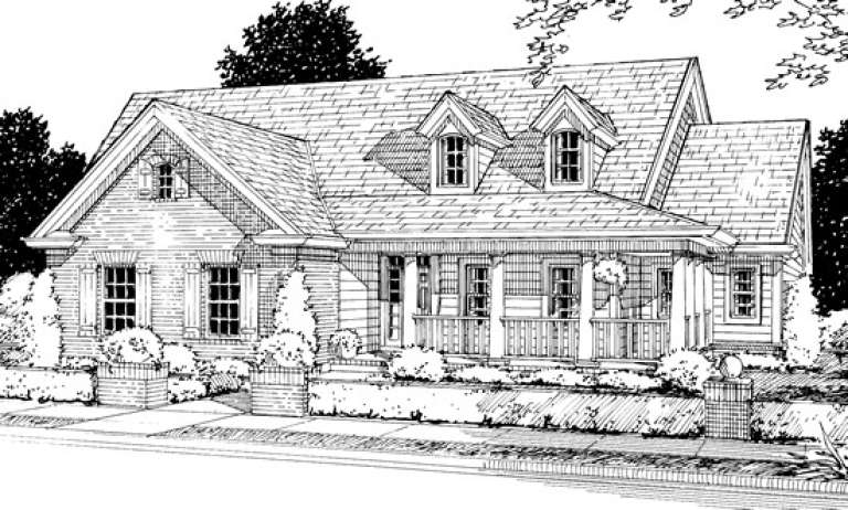 House Plan House Plan #13883 Front Elevation