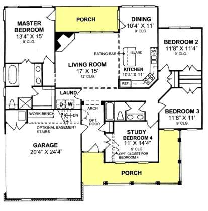 Floorplan1 for House Plan #4848-00213