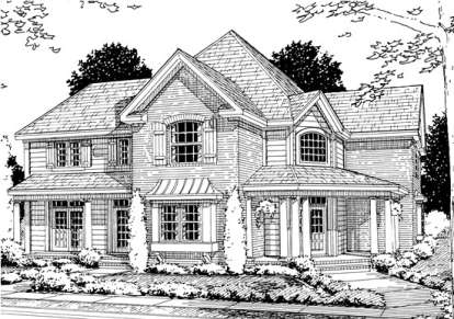 Traditional House Plan #4848-00216 Elevation Photo