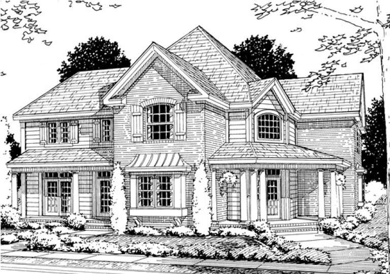 House Plan House Plan #13886 Front Elevation