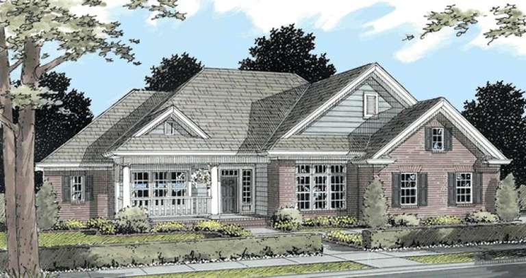 House Plan House Plan #13888 Front Elevation