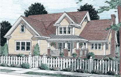 Country House Plan #4848-00221 Elevation Photo