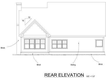 Country House Plan #4848-00221 Elevation Photo