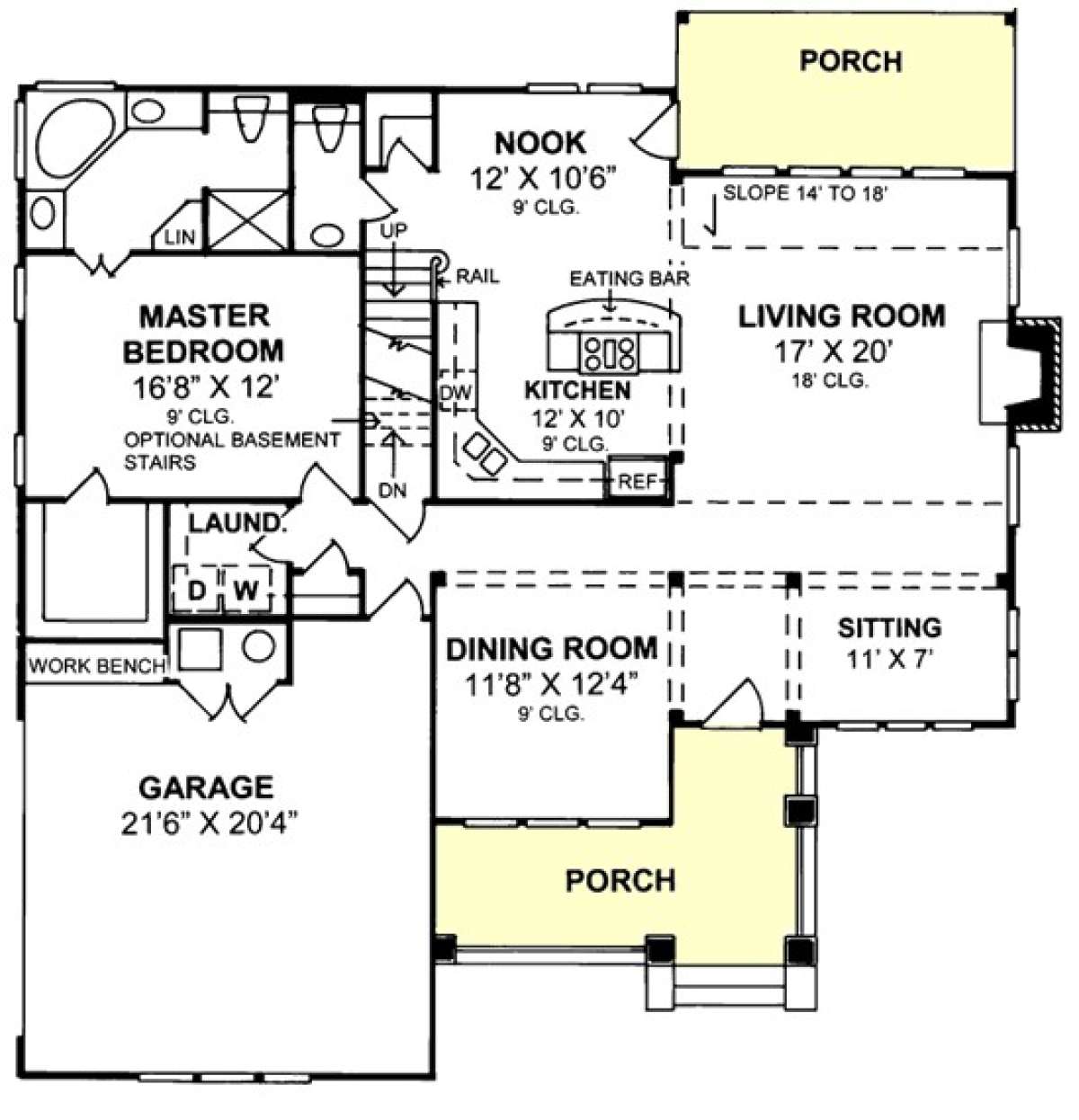 Floorplan 1 for House Plan #4848-00221