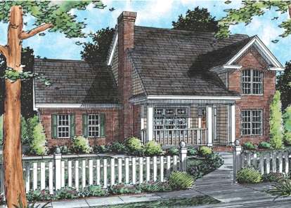 Farmhouse House Plan #4848-00223 Elevation Photo