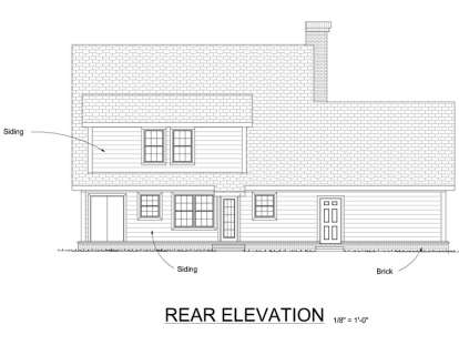 Farmhouse House Plan #4848-00223 Elevation Photo