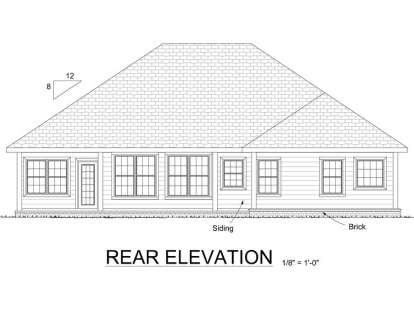 Ranch House Plan #4848-00224 Elevation Photo