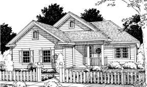 Cottage House Plan #4848-00225 Elevation Photo