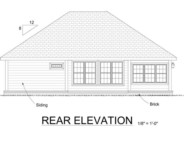 Cottage House Plan #4848-00225 Elevation Photo