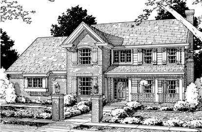 Farmhouse House Plan #4848-00226 Elevation Photo