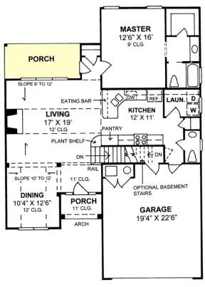 Floorplan 1 for House Plan #4848-00227