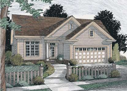 Traditional House Plan #4848-00229 Elevation Photo