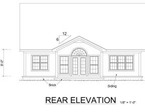 Narrow Lot House Plan #4848-00229 Elevation Photo