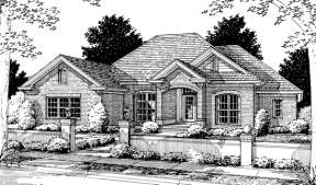 Ranch House Plan #4848-00231 Elevation Photo