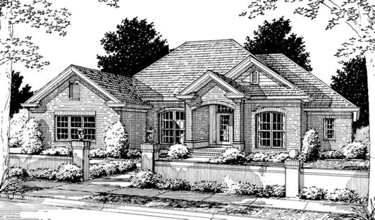 House Plan House Plan #13901 Front Elevation
