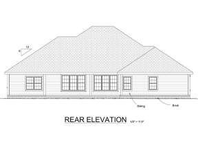 Ranch House Plan #4848-00231 Elevation Photo