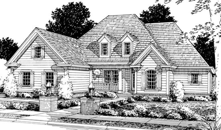 House Plan House Plan #13902 Front Elevation