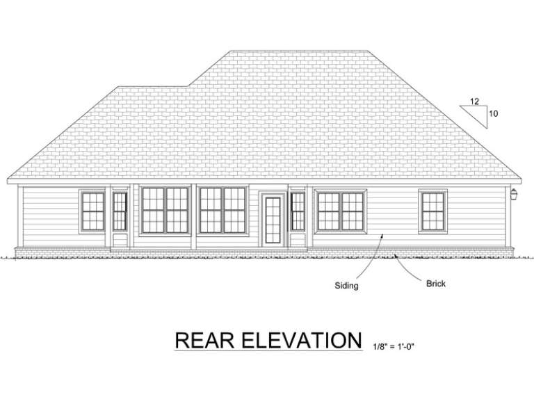 Country House Plan #4848-00233 Elevation Photo