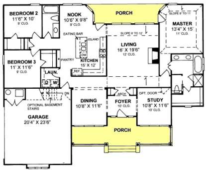 Floorplan1 for House Plan #4848-00233