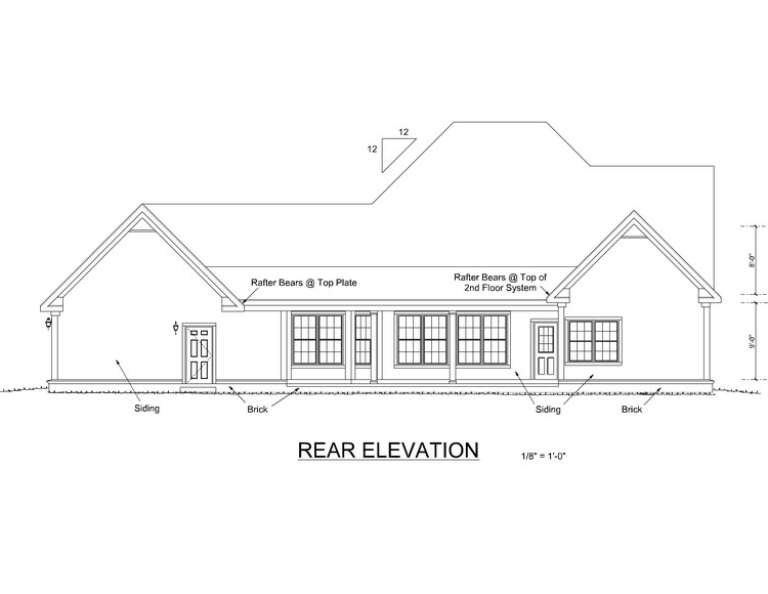 Country House Plan #4848-00234 Elevation Photo