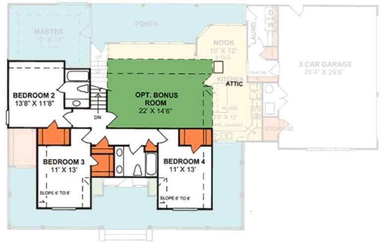 House Plan House Plan #13904 Drawing 2