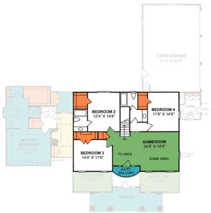 Floorplan 2 for House Plan #4848-00235