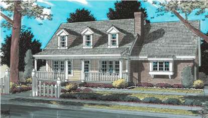 Farmhouse House Plan #4848-00236 Elevation Photo