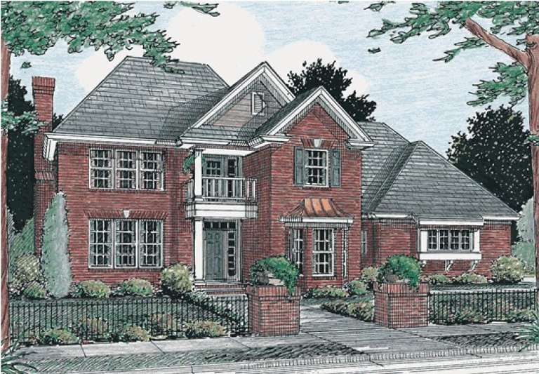 House Plan House Plan #13907 Front Elevation