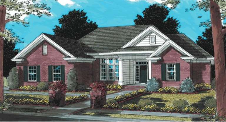 House Plan House Plan #13908 Front Elevation