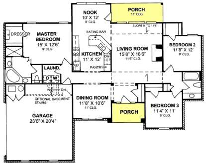 Floorplan1 for House Plan #4848-00238