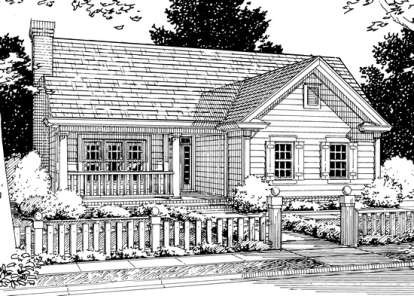 Cottage House Plan #4848-00239 Elevation Photo