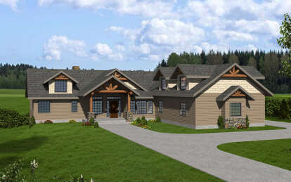 Northwest House Plan #039-00139 Elevation Photo