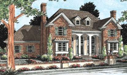 Traditional House Plan #4848-00240 Elevation Photo