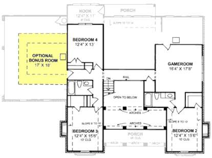 Floorplan 2 for House Plan #4848-00240