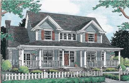 3 Bed, 2 Bath, 2185 Square Foot House Plan - #4848-00243