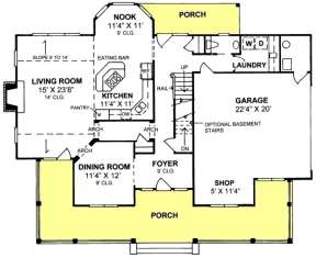 Floorplan 1 for House Plan #4848-00243