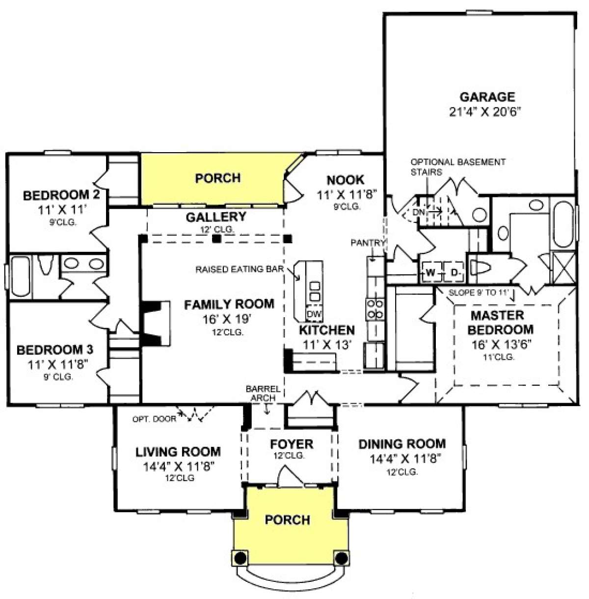Floorplan 1 for House Plan #4848-00245