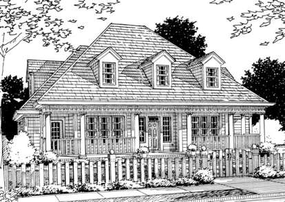 Farmhouse House Plan #4848-00246 Elevation Photo